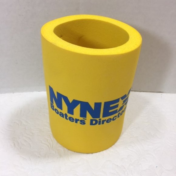 VTG 80's NYNEX Boaters' Directory-2 Yellow Floating Key Chains-1 Yellow Koozie - Picture 3 of 6